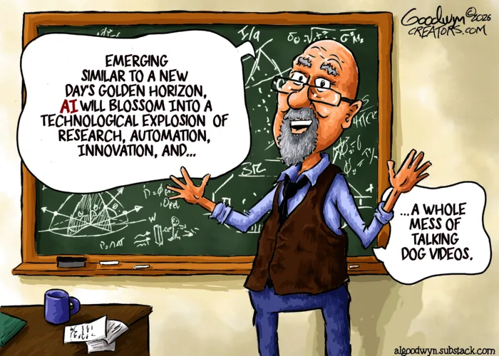 Cartoon commentary